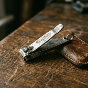 Vintage pocket fingernail clippers